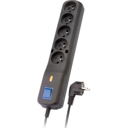 Multiprise parafoudre LV-530W, 1L, 5,0m, noire
