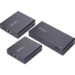 StarTech.com 2-Port HDMI Extender and Splitter Over CAT6, 4K 60Hz, Up to 230ft (70m), 1x2 HDMI over Ethernet Distribution Kit wi