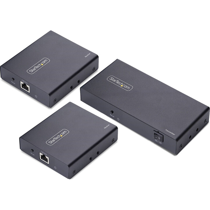 StarTech.com 4K7012IC-EXTEND-HDMI extensão AV Transmissor e recetor AV Preto