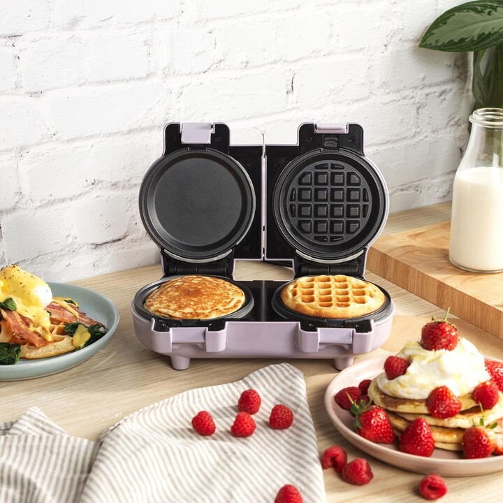 Giles & Posner EK5923GSPPVDE Double Snack &t Waffle Maker