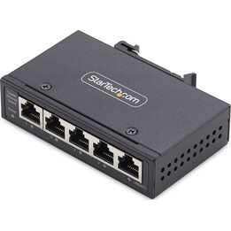 StarTech.com Switch Ethernet Industrial de 5 Puertos no Gestionado IP30 - 100/1000 - Montaje en Pared o Carril DIN