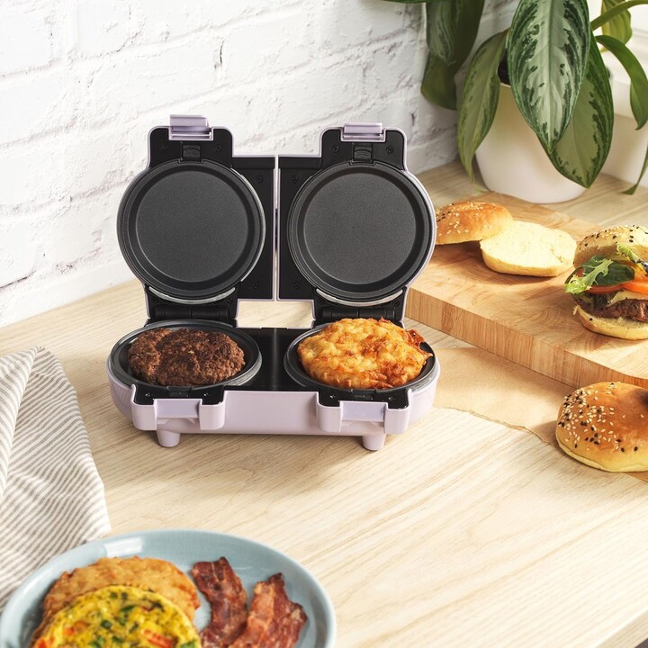 Giles & Posner EK5923GSPPVDE Máquina de Waffles e Lanches Dupla