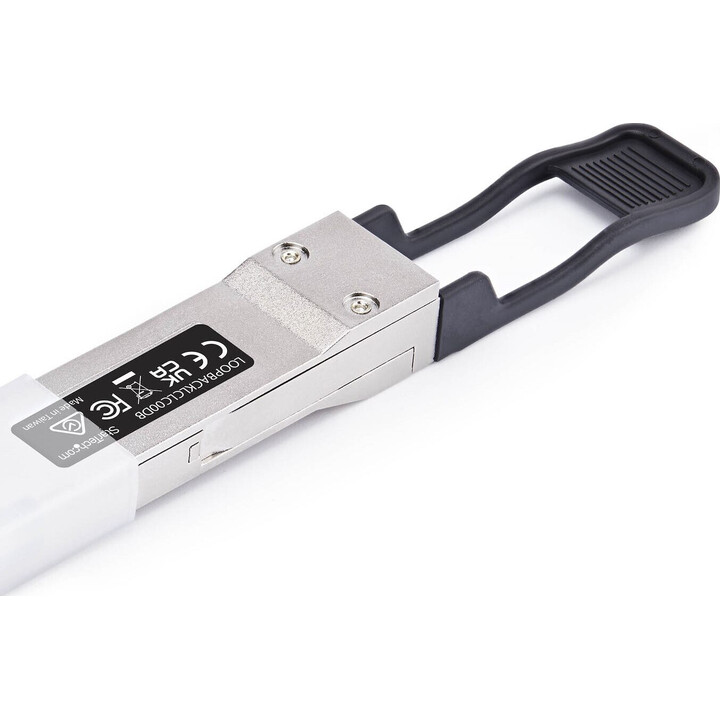 StarTech.com QSFP28 Loopback Module, 100G Passive QSFP28 Loopback Adapter, QSFP Port Tester, 100G QSFP Loopback Test Plug - MSA 