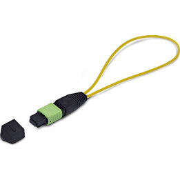 STARTECH.com LOOPBACKMTP12OS2SMF adaptador de bucle MPO/MTP monomodo negro/verde/amarillo