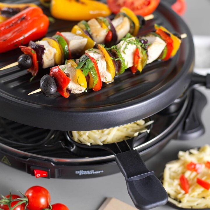 Giles & Posner EK4511GV2VDE Tisch-Raclettegrill