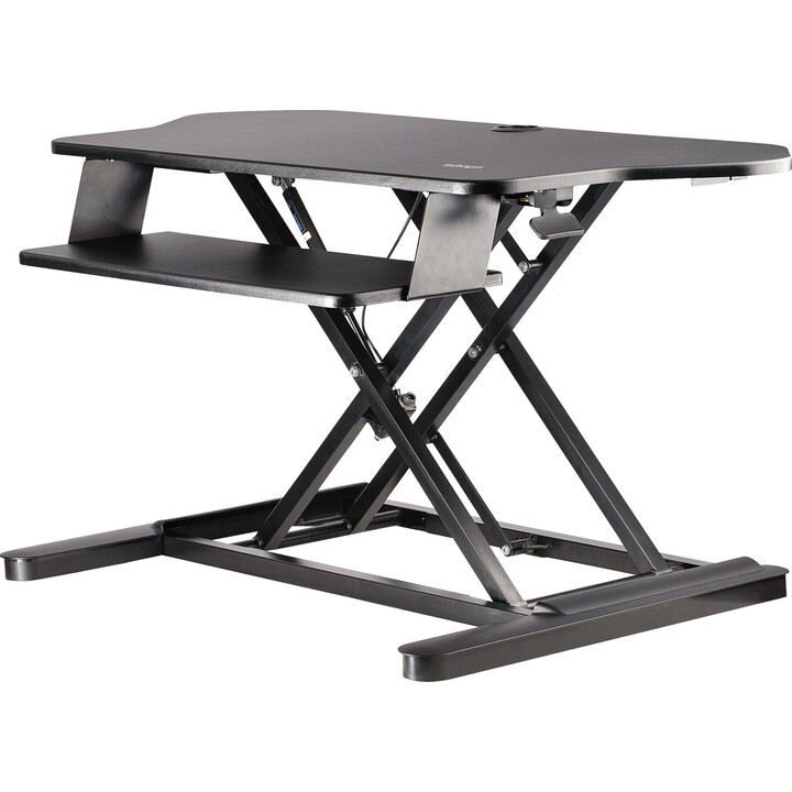 Conversor de mesa de canto para uso sentado e em pé