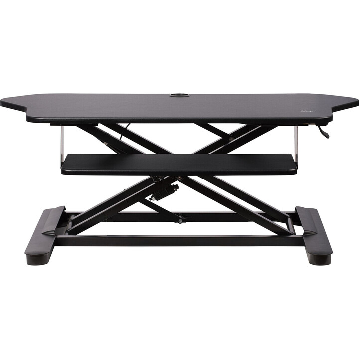 Conversor de mesa de canto para uso sentado e em pé