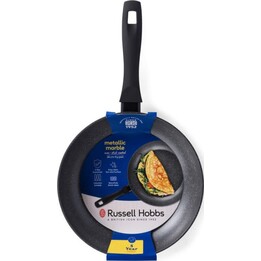 Frigideira Russell Hobbs RH027991EU7 com acabamento em mármore metálico, 24 cm