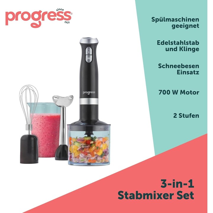 Frullatore Progress EK6690PVDE 4 in 1