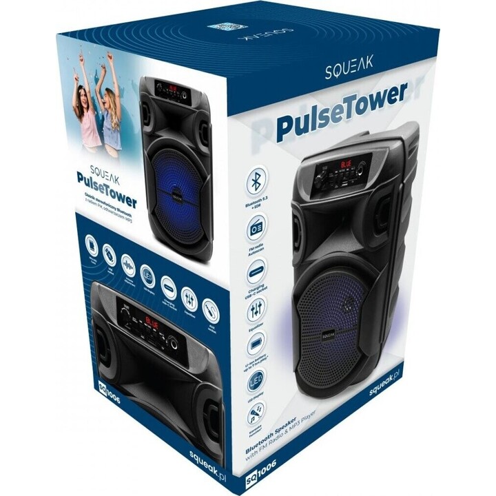 BLUETOOTH SPEAKER 5.3 E DR PULSETOWER SQ1006
