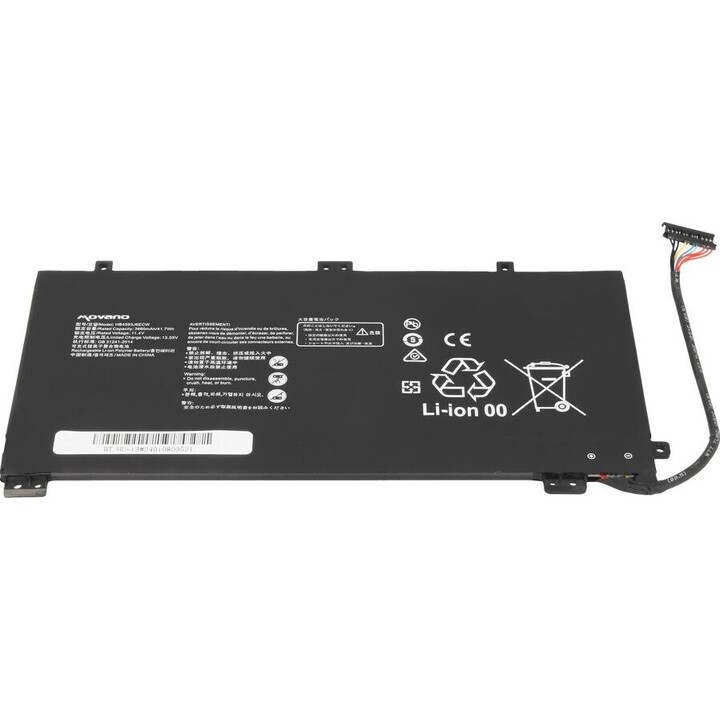 Batterie pour Huawei Matebook 13 WRT-W19 WX9 W29 HN-W19 HB4593J6ECW - 3660 mAh (41,7 Wh)