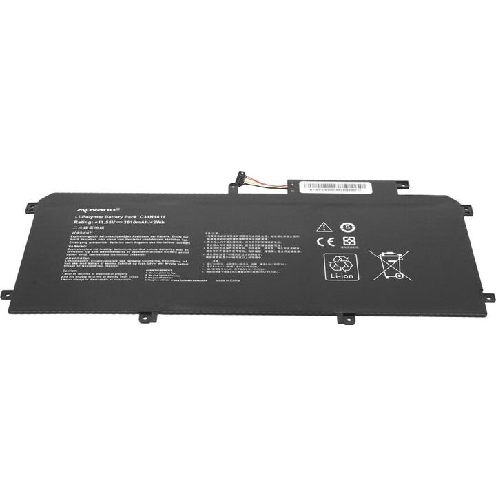 Battery C31N1411 Asus Zenbook UX305 U305F U305FA UX305CA UX305FA - 3610 mAh (42 Wh)