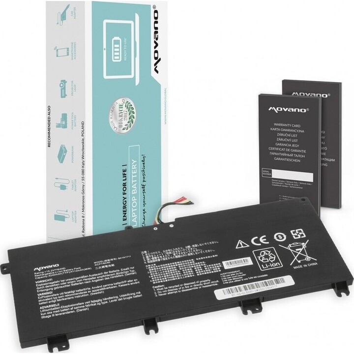 Batterie B41N1711 pour Asus ROG Strix GL703VD GL503VM GL503VD FX503VM - 4240 mAh (64 Wh)