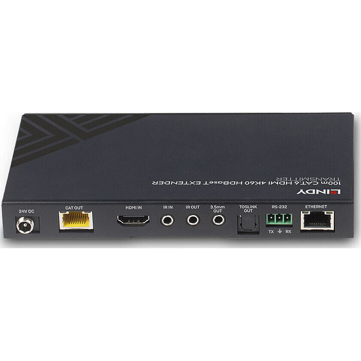 HDMI Extender 4K60 Cat.6 HDBaseT, Audio, IR and RS232, 100m - Transmitter