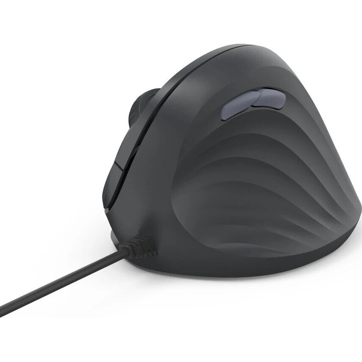 Hama ECM-500R mouse verticale ergonomico con cavo ottico nero