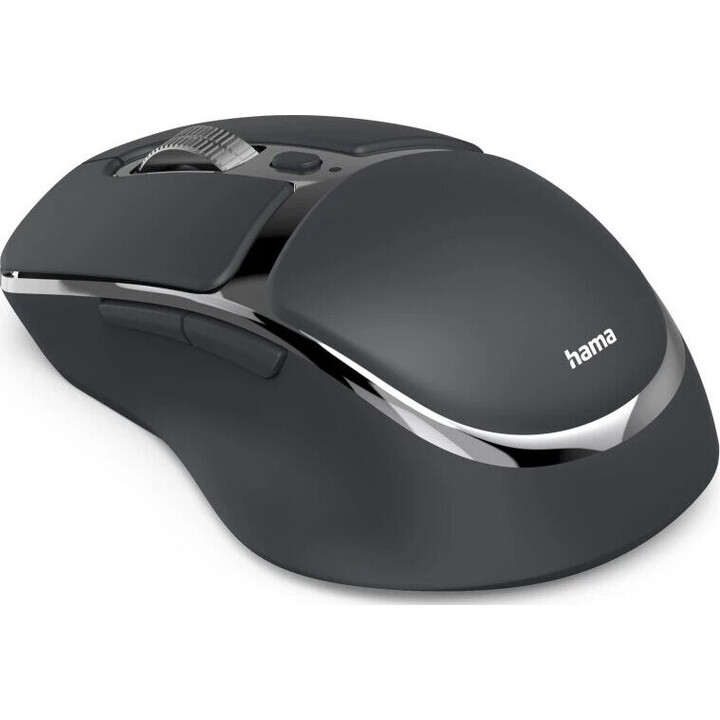 Hama WM-800 ratón multidispositivo inalámbrico Bluetooth, batería, negro