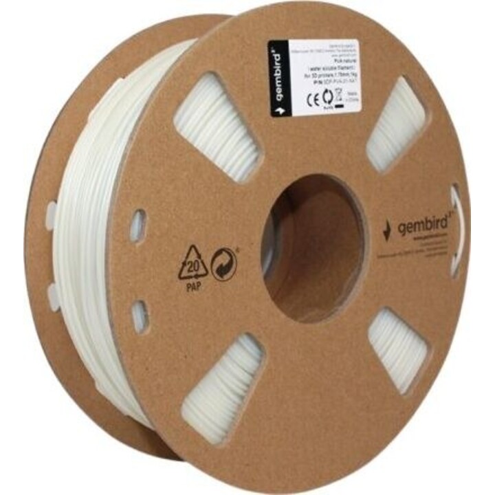 Filament PVA (soluble dans l'eau), 1,75 mm, 1 kg