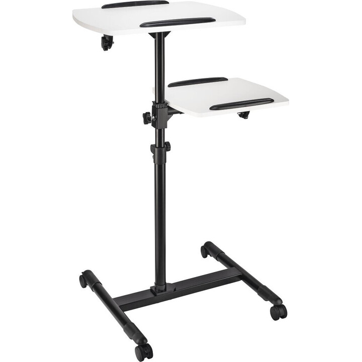 Hama projector table with 2 levels, height-adjustable, black