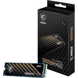 SSD | MSI | Endurance : 300 Tbp | MTBF : 1 500 000 h | Vitesse de lecture : 3 600 Mo/s | Vitesse d'écriture : 3 100 Mo/s | N