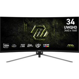 MSI MAG 345CQRF E20 34" UWQHD Rapid VA 200Hz 0.5ms HDR FreeSync Premium Curvo