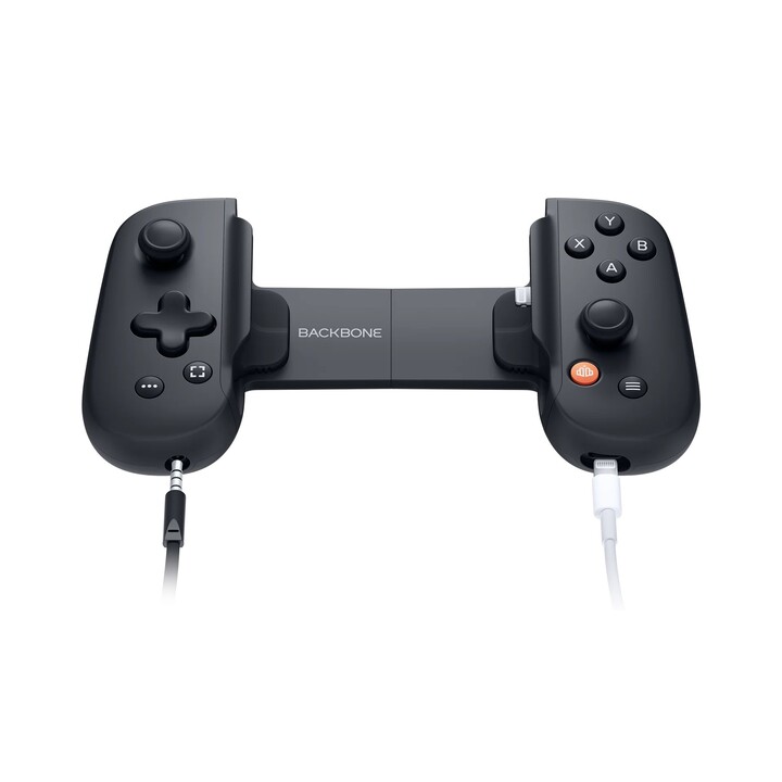 Mando de juegos Backbone One para iPhone, edición PlayStation, Blanco Lightning para PC, PlayStation, Xbox e iOS.