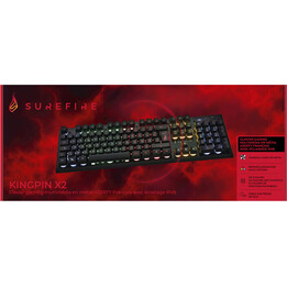 Tastiera da gioco RGB KingPin X2 in metallo AZERTY francese