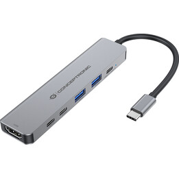 Conceptronic DONN33G station d'accueil Avec fil USB 3.2 Gen 1 (3.1 Gen 1) Type-C Argent