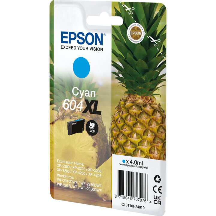 Epson 604XL cartuccia d'inchiostro ciano