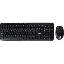 iggual WMK-BASIC teclado Rato incluído Escritório RF Wireless QWERTY Preto