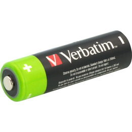 Piles rechargeables Verbatim, type AA LR6, paquet de 4