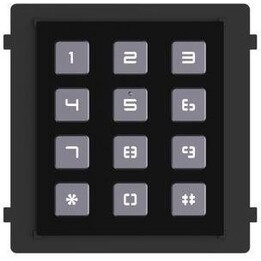 Módulo de teclado negro Hikvision DS-KD-KP