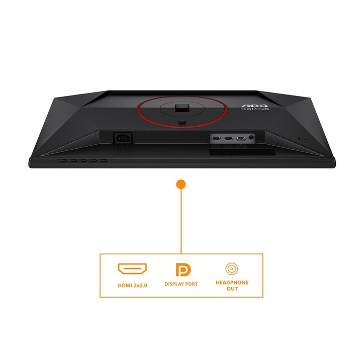 AOC G4 25G4ZR pantalla para PC 62,2 cm (24.5") 1920 x 1080 Pixeles Negro, Rojo