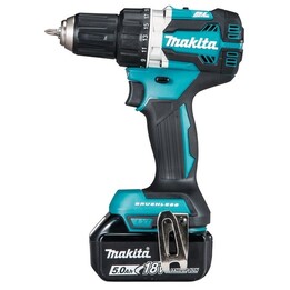 Makita DDF484RT3J taladro 2000 RPM 1.8 kg Negro, Azul, Plata