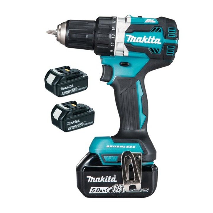 Makita DDF484RT3J perceuse 2000 tr/min 1,8 kg Noir, Bleu, Argent