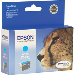 Cartuccia originale EPSON T0712 ciano - C13T071240B0 [ML-5.5][PAG-280]