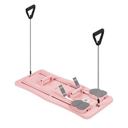 Heim-Pilates-Set, multifunktionales Fitnessgerät 9 in 1, Farbe Rosa
