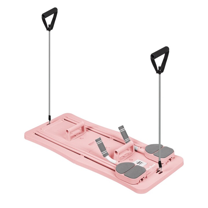 Conjunto de Pilates para Casa, Equipamento de Fitness Multifuncional 9 em 1, Rosa