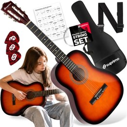 SUPRIMO CG34 SB 3/4 36 inch Sunbu Classical Guitar