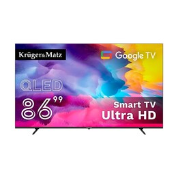 Smart TV Kruger&Matz da 86" UHD QLED DVB-T2/S2 H.265 HEVC
