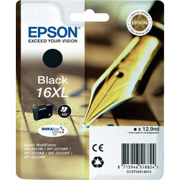 Cartouche noire EPSON 16XL d'origine - C13T16314010 [ML-5.8][PAG-500]
