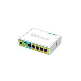 Router Fast Ethernet Mikrotik hEX PoE lite bianco