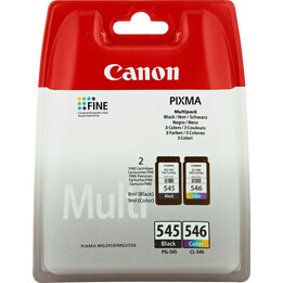 Original CANON PG545/CL546 BK+C+M+Y Cartridge Pack - 8287B008 [ML-5.5][PAG-180]