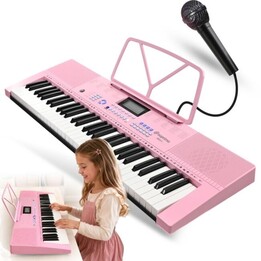 Teclado eletrônico educacional SUPRIMO EK611 PK