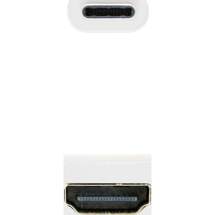 Convertitore da USB Type C a HDMI 4K - 0,15 m Bianco