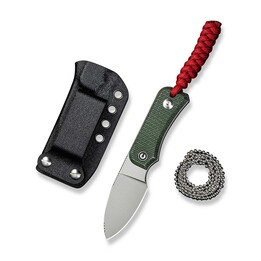 Cuchillo Civivi Baby Banter de hoja fija NV G10 verde