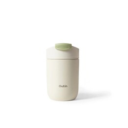 Tazza termica da viaggio Outin OT-TUM-01-SW da 350 ml, colore sabbia, acciaio inossidabile.