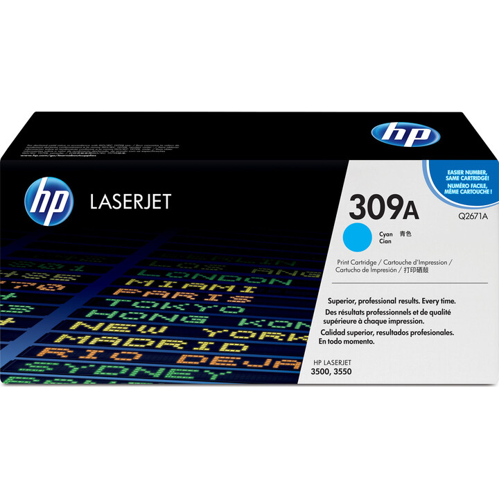 Original HP 309A Cyan Toner - Q2671A-REF Old Packaging [PAG-4000]
