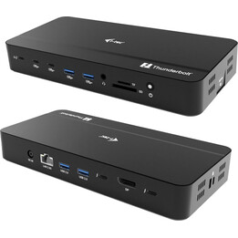 i-tec TB5TRIPLEDOCKM2PD estación de acoplamiento Thunderbolt 5 negra