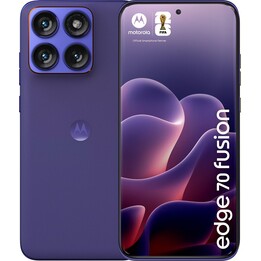Motorola Moto Edge 70 Fusion 5G, 8 GB 256 GB, 6,78 pOLED AMOLED gebogen, 5200 mAh, Orientblau