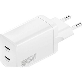 Carregador 4smarts PDPlug Dual 45W GaN 2C branco